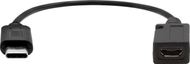 Kабел USB ProXtend USBC-MICROB-0002, USB 2.0, 0.2m, микро USB B, црн