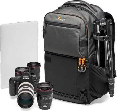 Çantë shpine fotografike Lowepro Fastpack Pro BP250 AW III, për kamera DSLR, gri