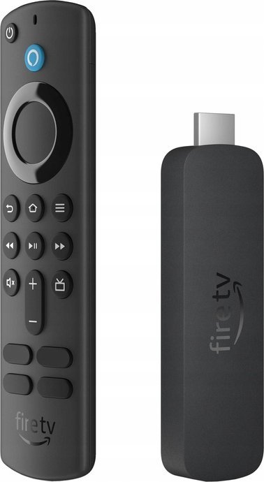 Уред за стриминг Amazon Fire TV Stick 4K, Wi‑Fi 6, Alexa далечински управувач со глас, црна