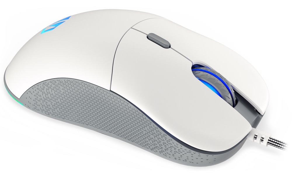 Maus ENDORFY GEM Onyx White, optik, i bardhë