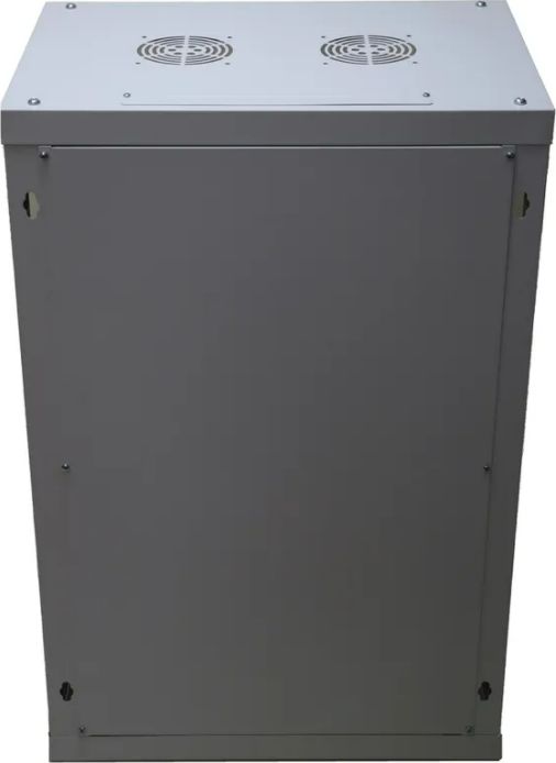 Kabinet muror rrjeti ExtraLink 19" 18U EX.14374, derë xhami, metalik gri