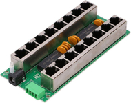 Extralink Gigabit PoE Injector 8 Port