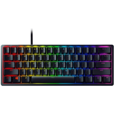 Тастатура за гејминг Razer Huntsman Mini, оптички прекинувачи, RGB, црна