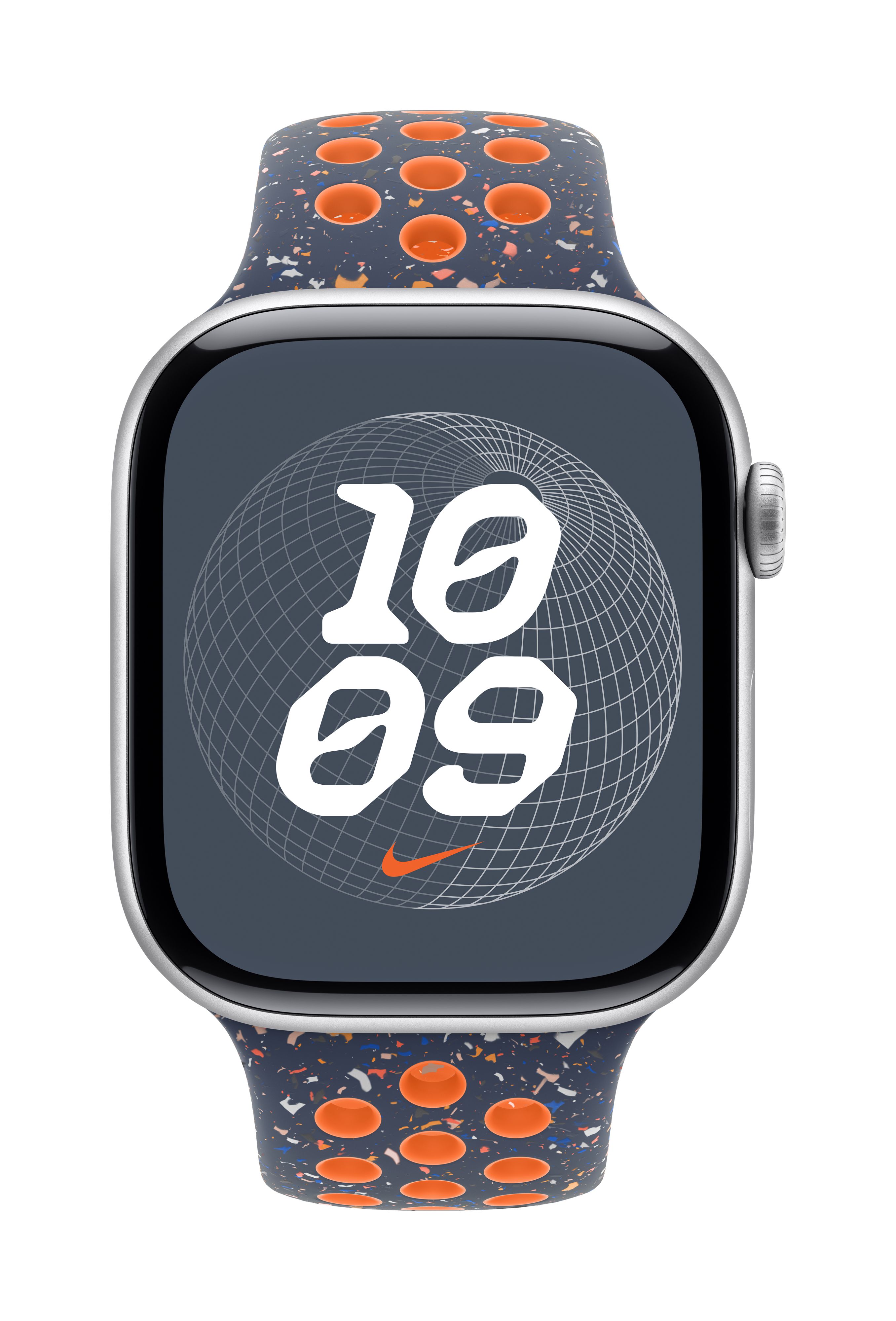 Apple Watch 46mm Nike Sport Band, Blue Flame Nike Sport Band, S/M