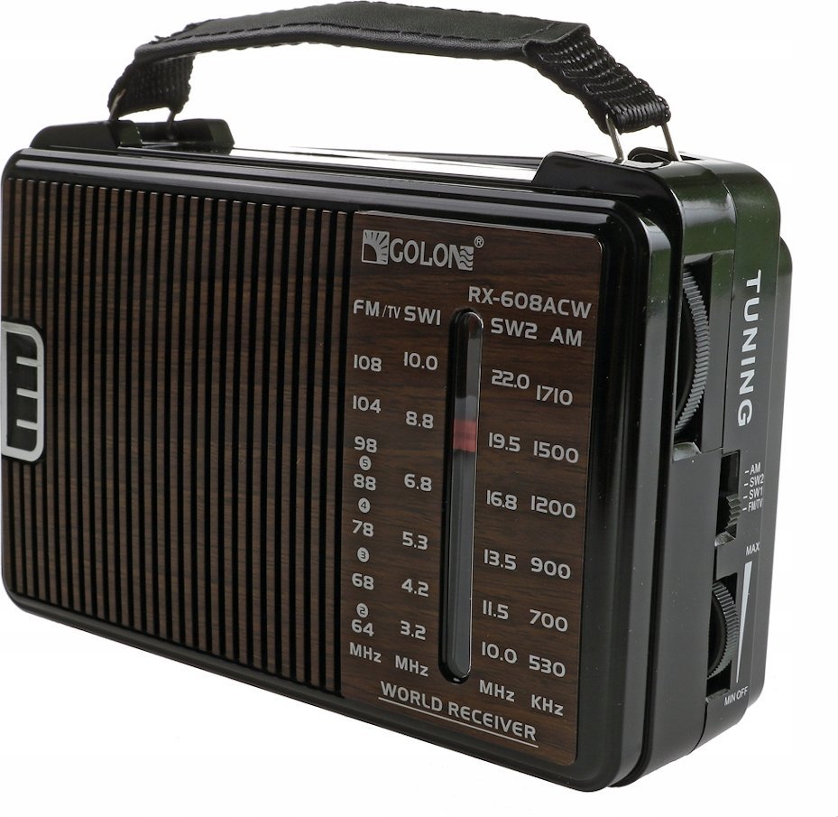 Radio portative Tiross TS462, AM FM, me bateri, gri