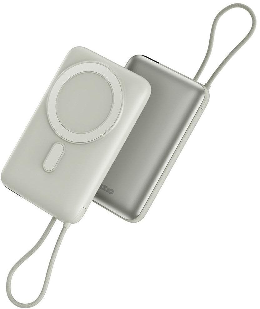 Powerbank Energea Bazic Fusion Mag, 10000mAh, MagSafe, USB C, gri