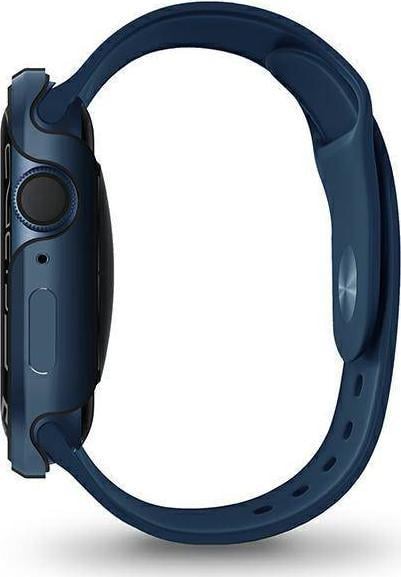 Mbulesë UNIQ Valencia për Apple Watch Series 4 5 6 7 SE, 45 44mm, blu navy