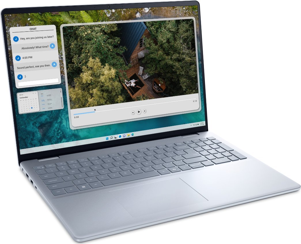 Laptop Dell Inspiron 16 5645, 16", AMD Ryzen 5 8540U, 16GB RAM, 512GB SSD, AMD Radeon Graphics