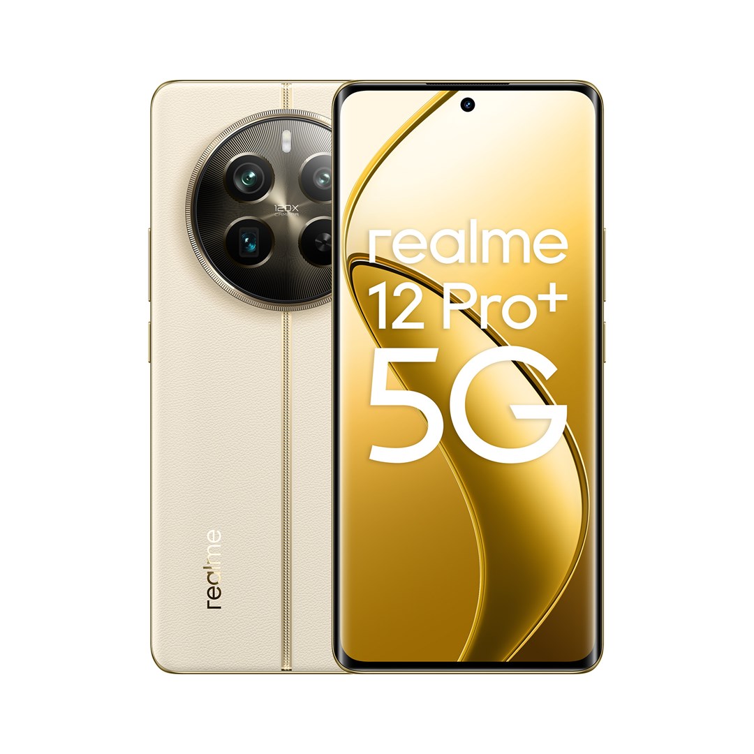 Celular Realme 12 Pro+ 5G, 6.7", 512GB, 12GB RAM, bezhë