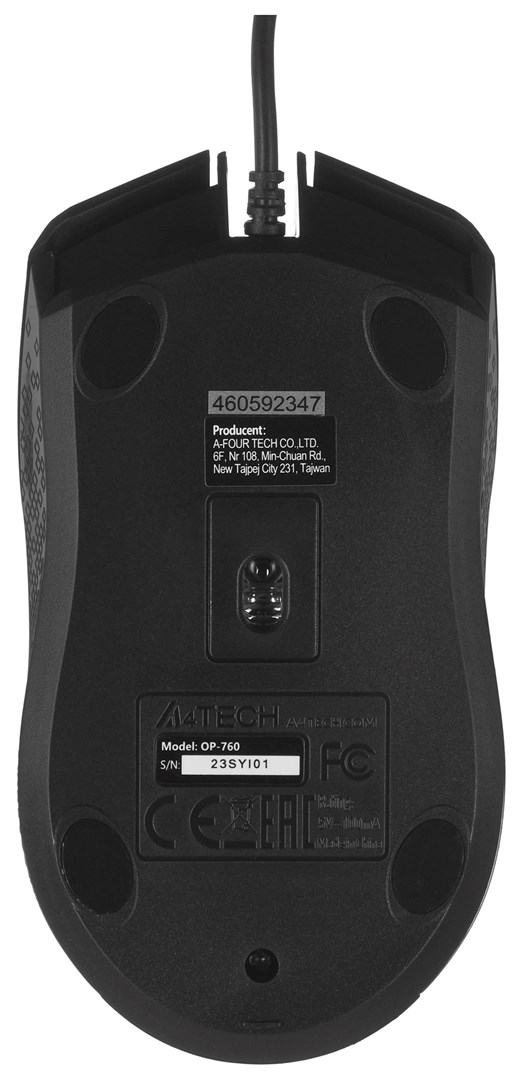 Maus A4 Tech OP-760, USB Type-A, i zi