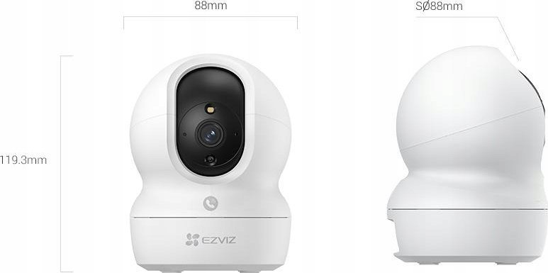Kamerë e mençur EZVIZ CP1 Pro, 2MP, Wi‑Fi 2.4 5GHz, e bardhë