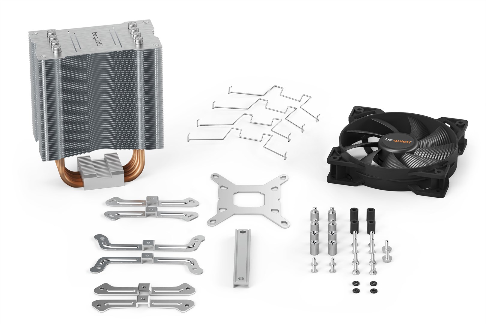 Ftohës CPU bequiet! PURE ROCK 2, 150W TDP, 120mm PWM Fan, i argjendtë