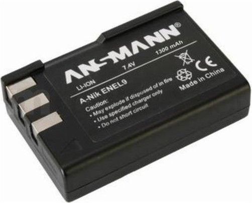 Bateri për kamerë Ansmann A-Nik EN EL 9 neue Version, 1300 mAh