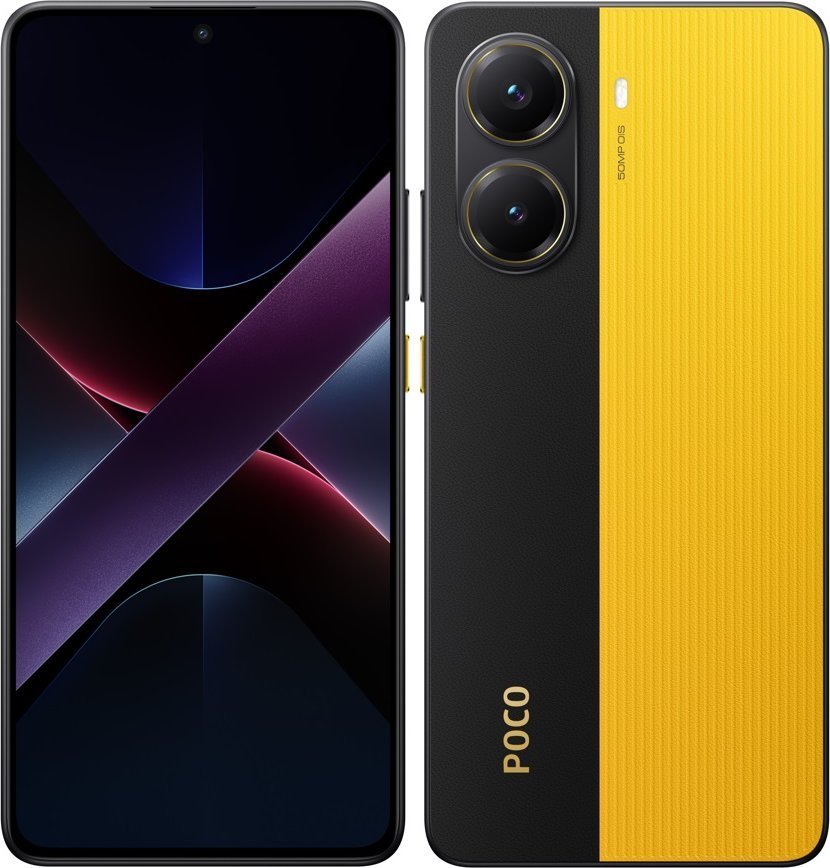 Телефон Xiaomi Poco X7 Pro 5G, 12GB RAM, 512GB, жолт