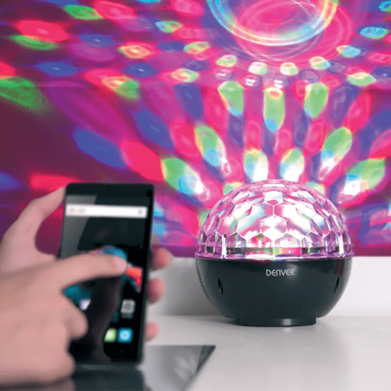 Denver Bluetooth Speaker with Ceiling Disco Light