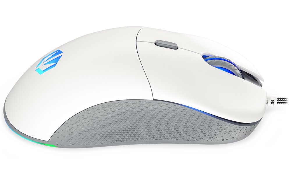 Maus ENDORFY GEM Onyx White, optik, i bardhë