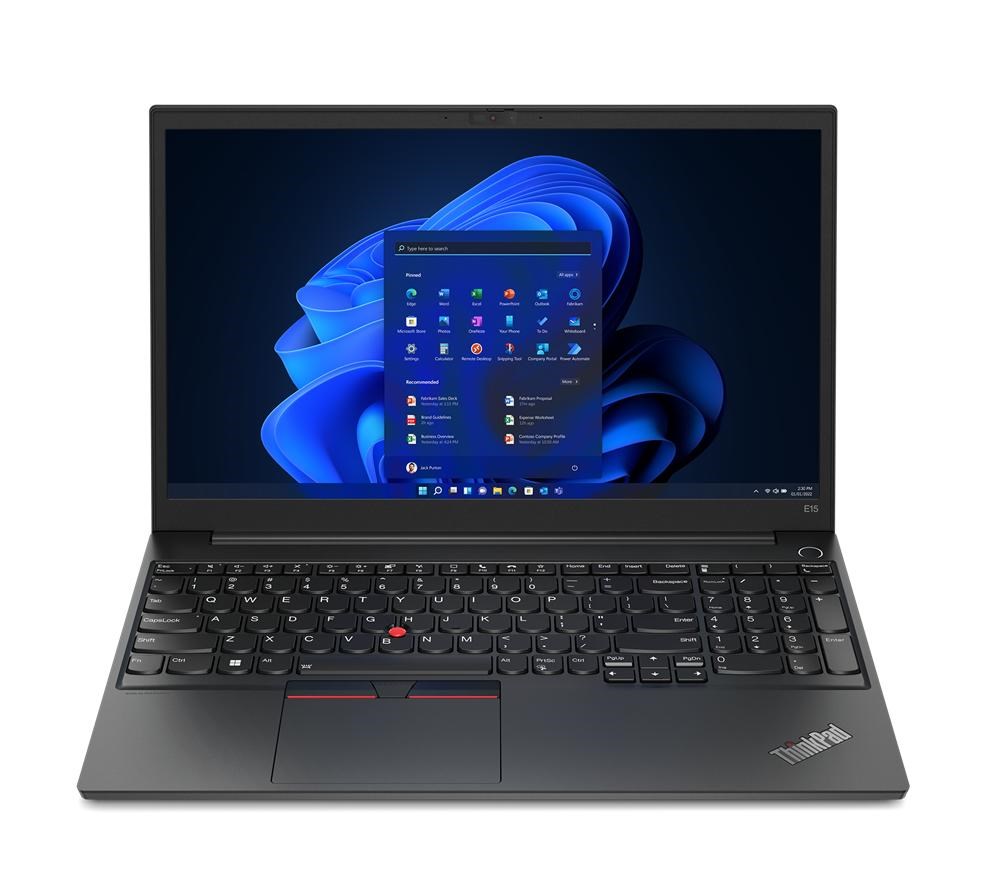 Лаптоп Lenovo ThinkPad E15, 15.6", Intel i5-1235U, 16 GB RAM, 512 GB SSD, црн