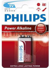 Bateri Philips PowerLife, 9V
