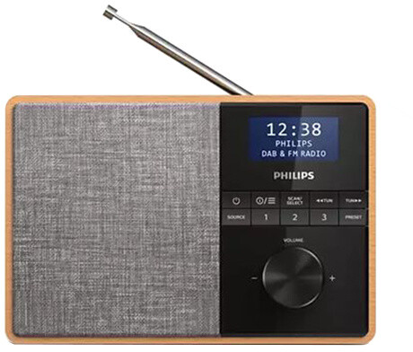 Radio Philips TAR5505, e hirtë / dru