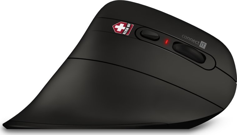 Mouse CONNECT IT FOR HEALTH Verti TriMode, vertikal ergonomik, wireless, i zi