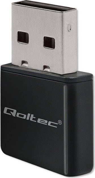 Adapter WiFi Qoltec Wireless Ultra Fast Mini Nano, USB 2.0, 300Mbps, i zi