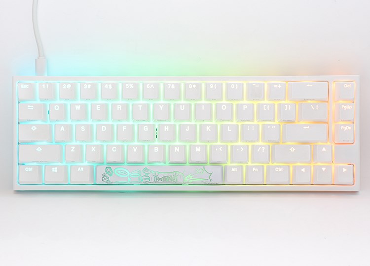 Tastierë Ducky One 2 SF, Cherry MX, e bardhë
