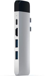 Përshtatës Satechi USB-C Pro HUB 4K Ethernet, i argjendtë