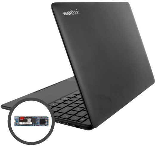 [OUTLET] Laptop UMAX VisionBook N14R, 14.1", Intel Celeron, 4GB RAM, 64GB EMMC, Intel UHD Graphics, gri