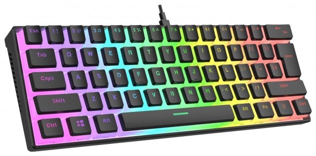 Tastierë Rampage Radiant K11, Outemu Red, RGB, e zezë