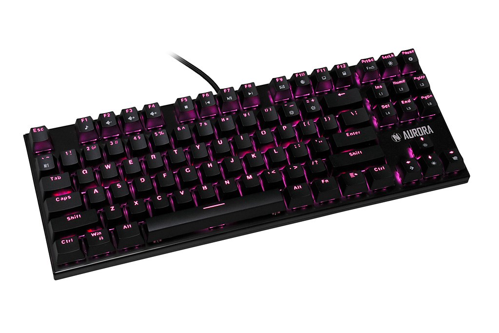Tastierë iBOX Aurora K-2R, Blue Switch, RGB, e zezë