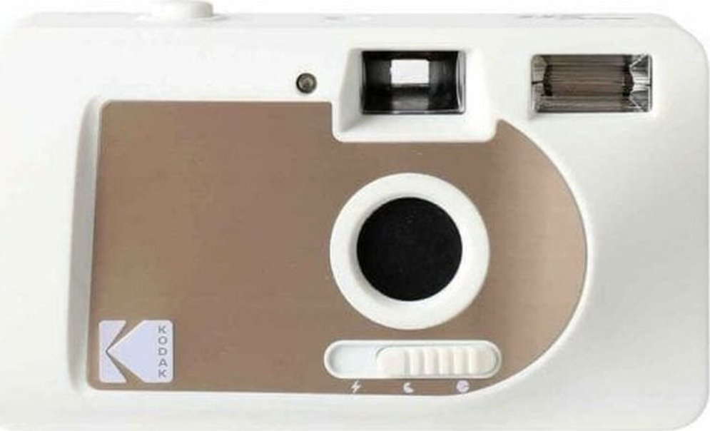 Филмска камера Кодак S88, леќа 31mm, вграден блиц, бела лен