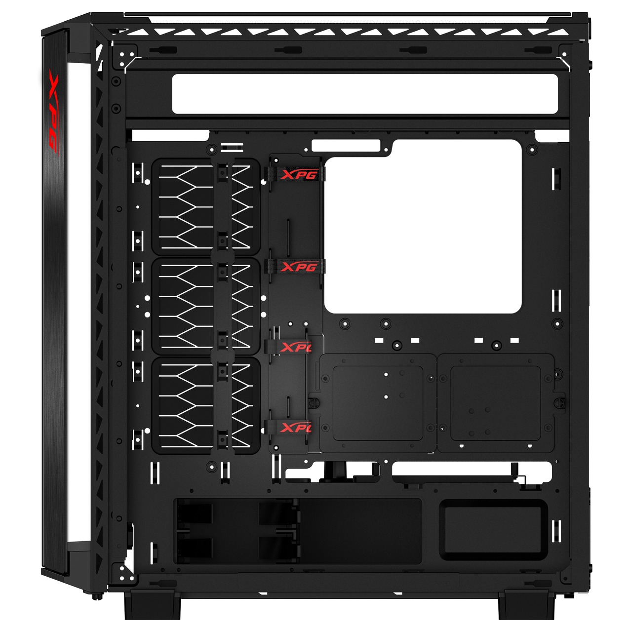 Kasë Adata XPG BATTLECRUISER II, Midi Tower, e zezë