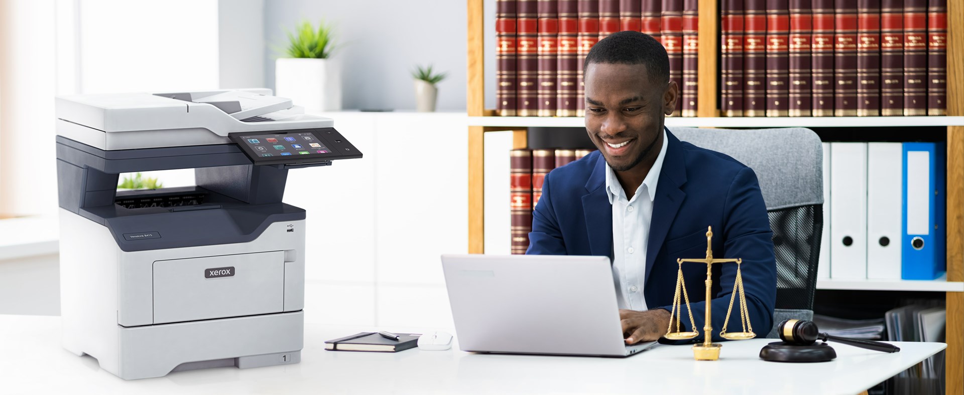 Printer multifunksional Xerox B415, 4-në-1, 47 ppm, i hirtë