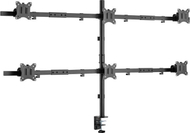 Krah tavoline për monitorë LevelOne Equip 650160, 6 monitorë 17"-32", çelik, i zi