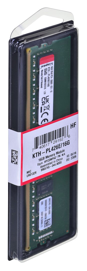 Memorie Kingston KTH-PL426E, 16GB DDR4, 2666MHz, e hirtë