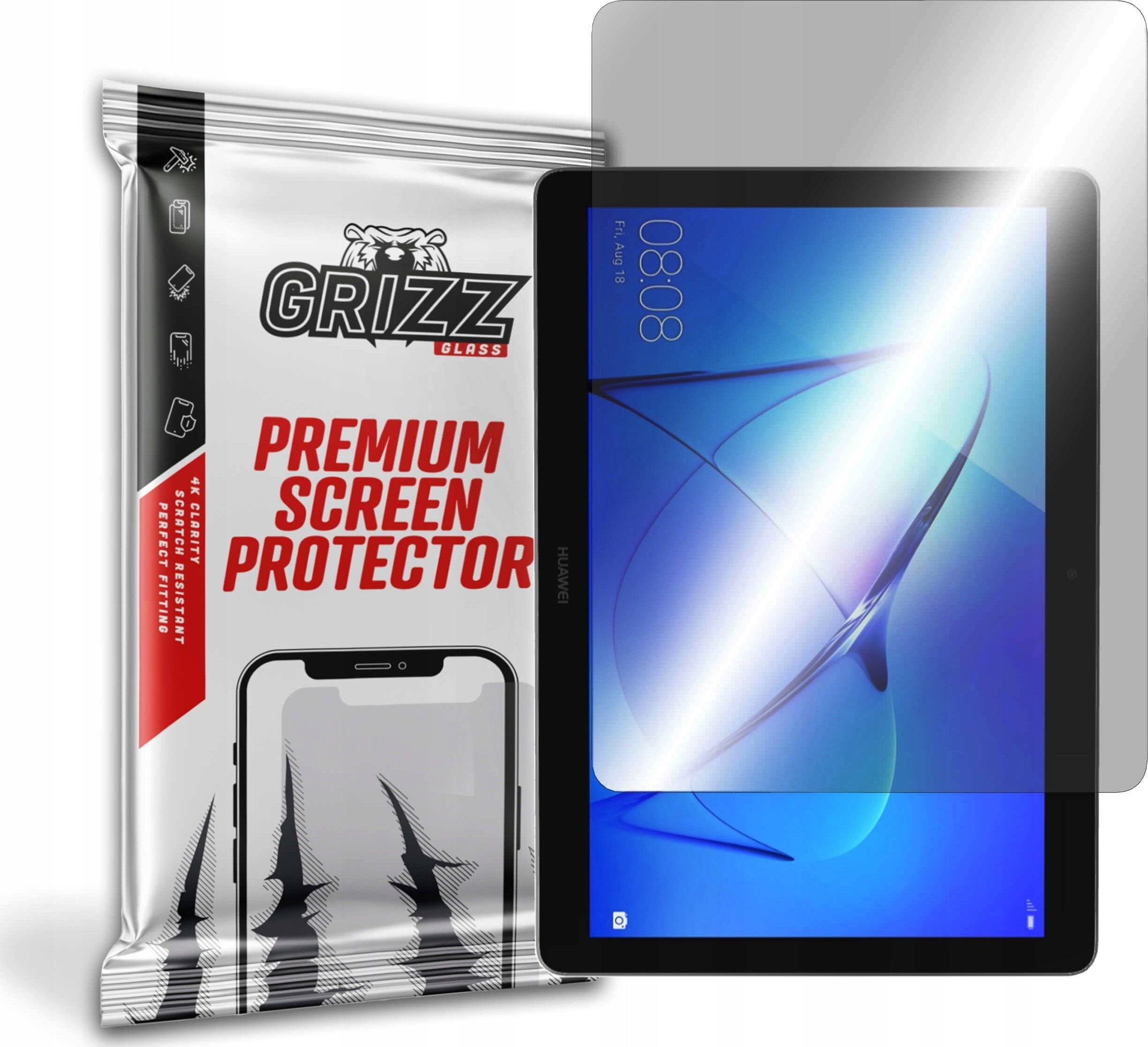 Заштитна мат фолија GrizzGlass PaperScreen за MediaPad T3 7, антирефлективна, транспарентна
