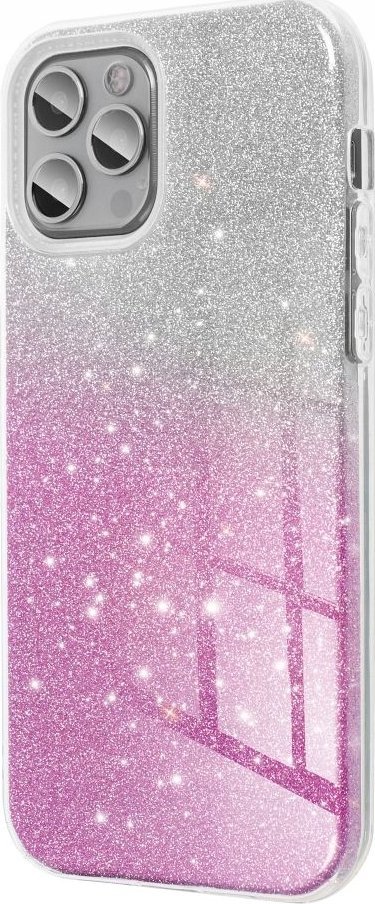 Mbrojtëse telefoni Forcell Shining Ombre për iPhone 16 Pro, tre shtresa, transparente me shkëlqim