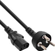 Kabllo rryme InLine Denmark Type K C13, 3pin, 3m, i zi