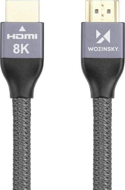 Kabllo HDMI Wozinsky WHDMI-20, 2m, HDMI 2.1, argjendtë