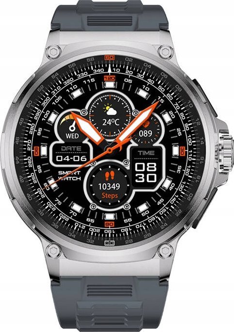 Smartwatch Colmi V69, ekran inteligjent, monitorim aktiviteti, argjendtë