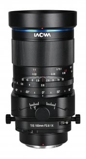 Objektiv makro Laowa 100mm f/2.8 Tilt Shift, 1X, për Nikon Z