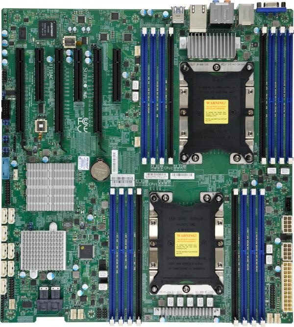 Pllakë amë Supermicro MBD-X11DAC-O Intel C621 LGA 3647 (Socket P) Extended ATX