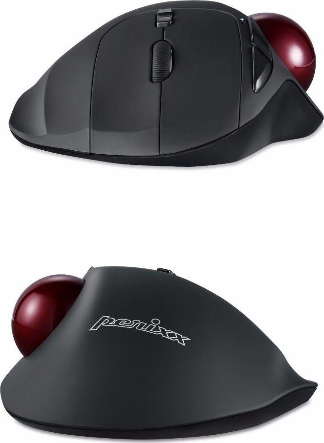 Maus Perixx Perimice-717 D, i zi dhe i kuq (11568)