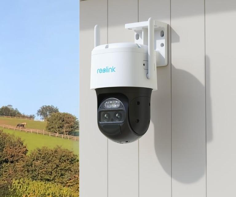 Kamerë IP Reolink Trackmix W760, 4K, Wi‑Fi, e bardhë