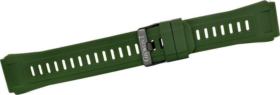 Rrip silikoni për smartwatch Giewont GW430, 22mm, i gjelbër