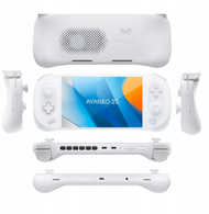 Konzolë portative Ayaneo S2 Pro, Snapdragon G3 Gen 3, 16GB RAM 512GB, 6.3", e bardhë