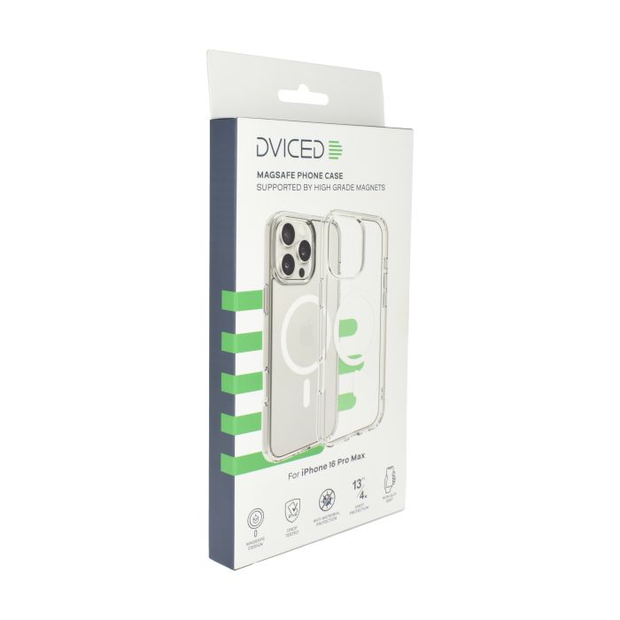 Dviced Magsafe iPhone 16 Pro Max Clear Case, White