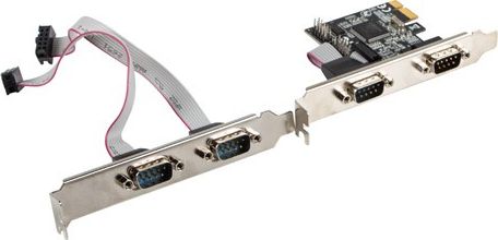 Kontroller PCIe Lanberg PCE-DB9-004, 4x COM 9 pin, RS232 RS485 RS422