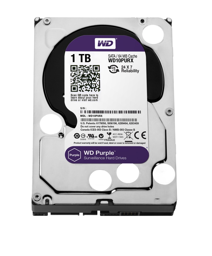 Hard disk Western Digital AV Single WD10PURX, 1TB, 3.5"
