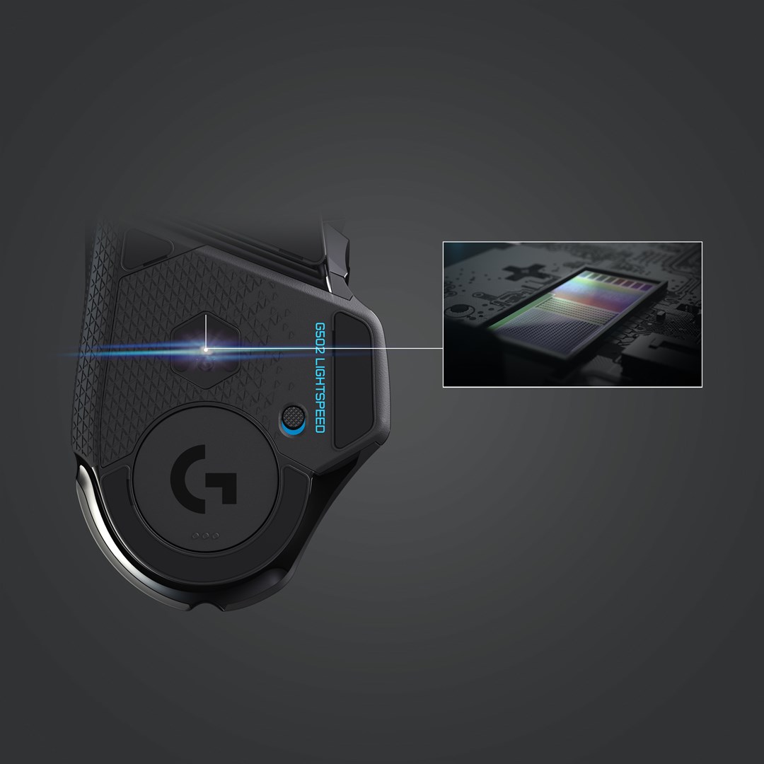 Maus Logitech G502, Gaming, RF Wireless, i zi